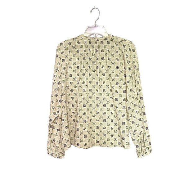 New Universal Thread Boho Prairie Flowy Pull Over Floral Blouse Women's Medium - Picture 2 of 12